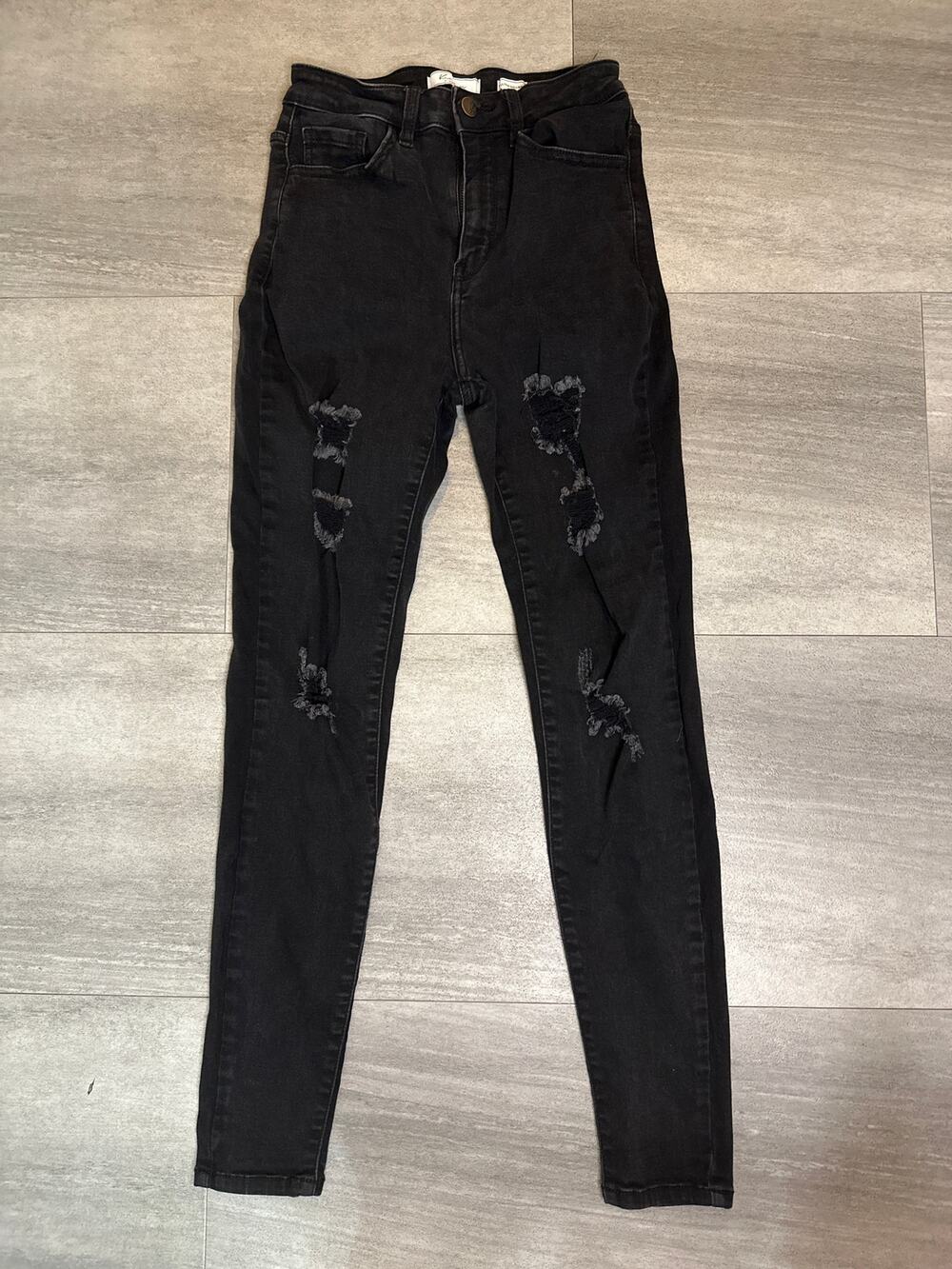 Kancan Signature Ultra High Rise Skinny Jean Black 27